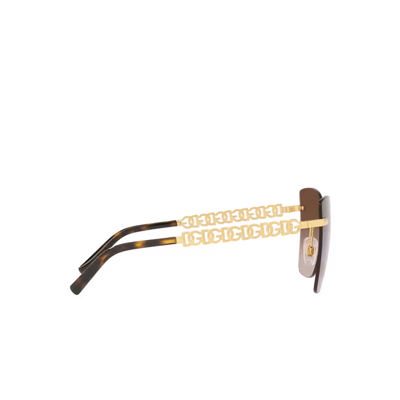Dolce & Gabbana DG2289 Sunglasses 02/13 gold/brown - 3/4