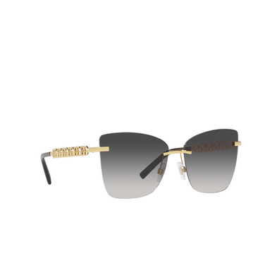 Dolce & Gabbana DG2289 Sonnenbrillen 02/8G gold / brown - Dreiviertelansicht