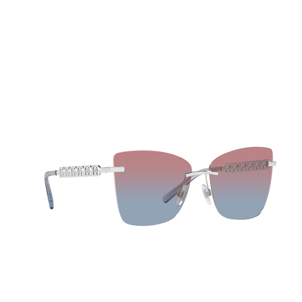 Dolce & Gabbana DG2289 Sunglasses 05/0Q Silver/violet - three-quarters view