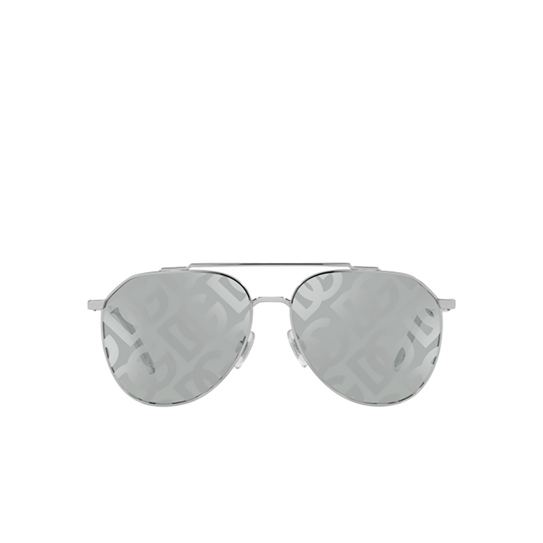Gafas de sol Dolce & Gabbana DG2296 05/AL silver - 1/4