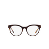 Dolce & Gabbana DG3334 Eyeglasses 3217 havana on white barrow - product thumbnail 1/4