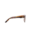 Dolce & Gabbana DG3334 Eyeglasses 3217 havana on white barrow - product thumbnail 3/4