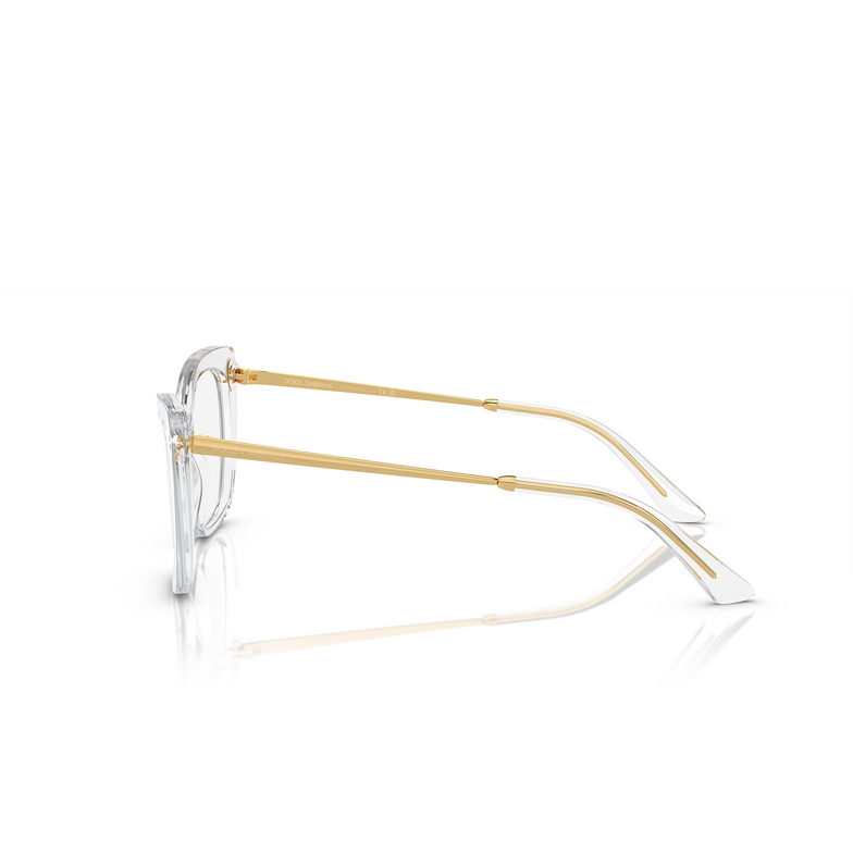 Dolce & Gabbana DG3348 Eyeglasses 3133 crystal - 3/4