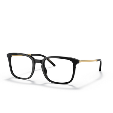 Dolce & Gabbana DG3349 Eyeglasses 501 black - three-quarters view