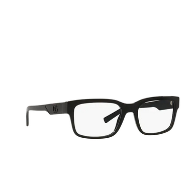 Dolce & Gabbana DG3352 Eyeglasses 501 black - three-quarters view