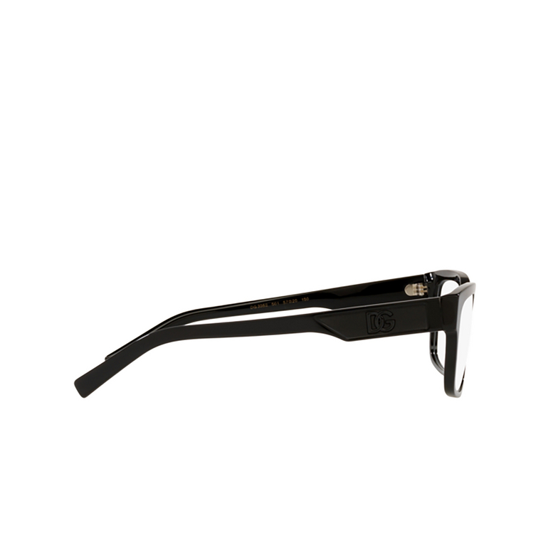 Dolce & Gabbana DG3352 Eyeglasses 501 black - 3/4