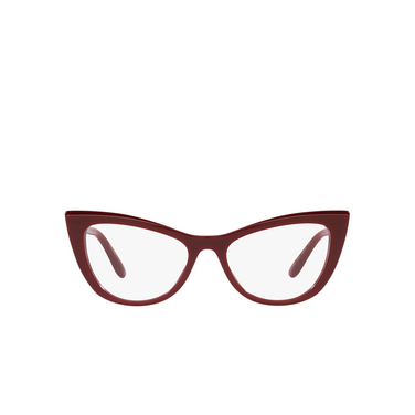 Lunettes de vue Dolce & Gabbana DG3354 3091 bordeaux - Vue de face