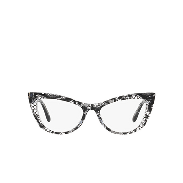 Lunettes de vue Dolce & Gabbana DG3354 3152 black lace - Vue de face