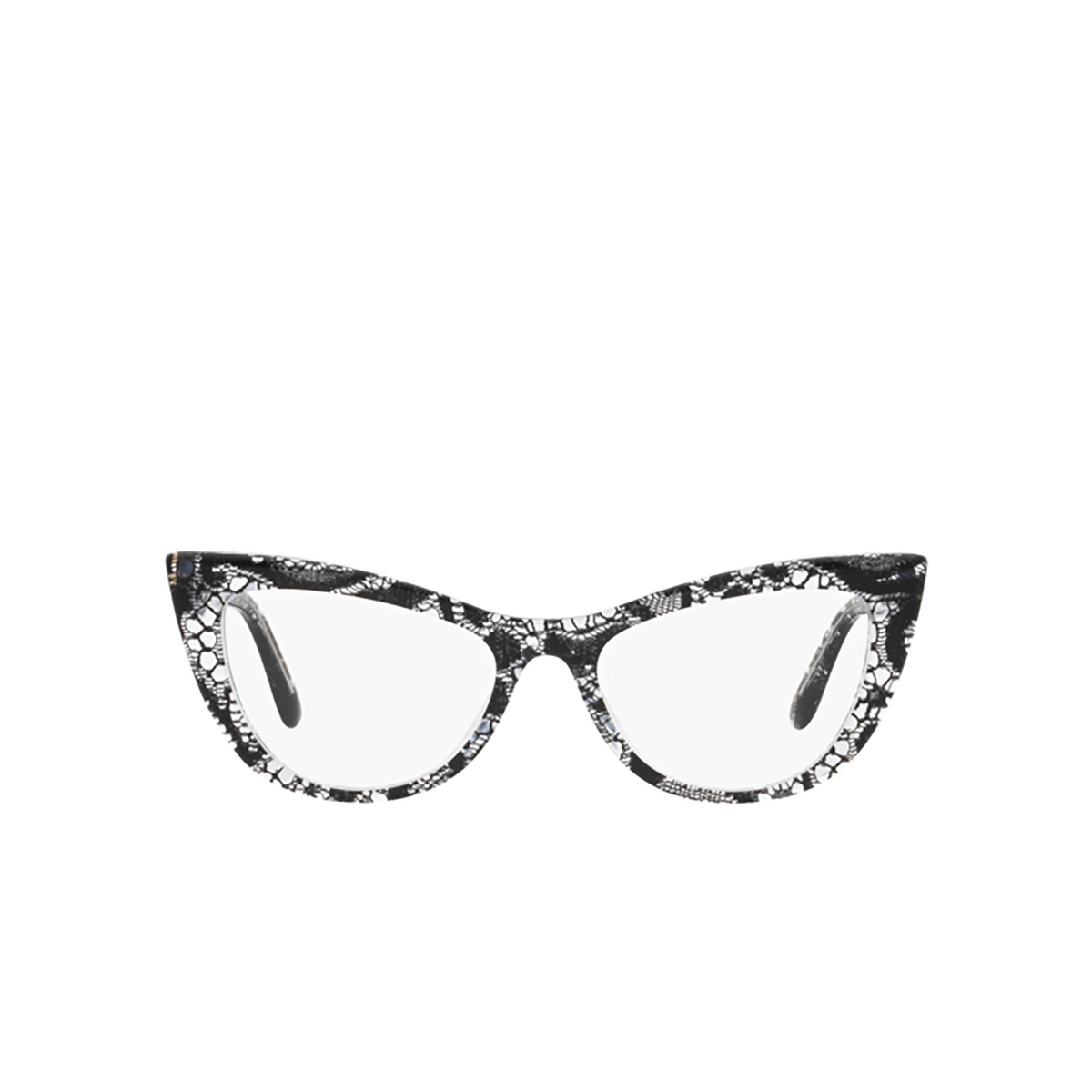 Dolce & Gabbana DG3354 Eyeglasses 3152 Black lace - front view