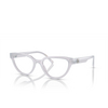 Dolce & Gabbana DG3358 Eyeglasses 3420 opal crystal - product thumbnail 2/4