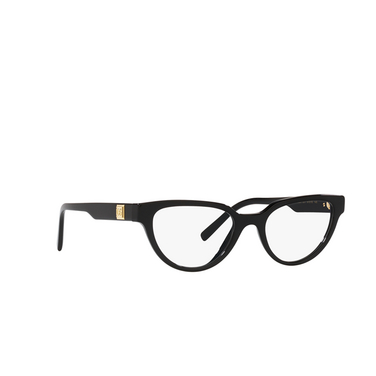 Dolce & Gabbana DG3358 Eyeglasses 501 black - three-quarters view