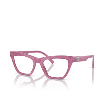 Dolce & Gabbana DG3359 Eyeglasses 2966 opal raspberry - three-quarters view
