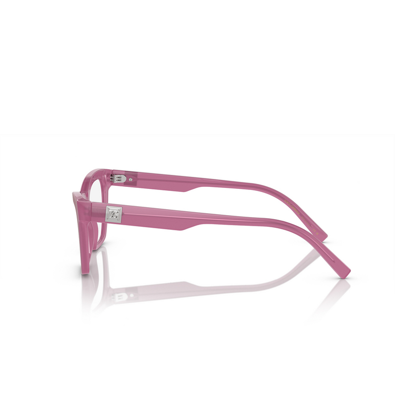 Dolce & Gabbana DG3359 Eyeglasses 2966 opal raspberry - 3/4
