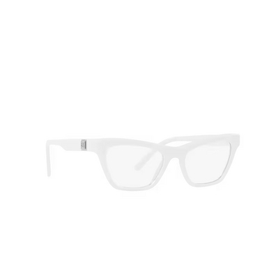 Dolce & Gabbana DG3359 Korrektionsbrillen 3312 white - Dreiviertelansicht