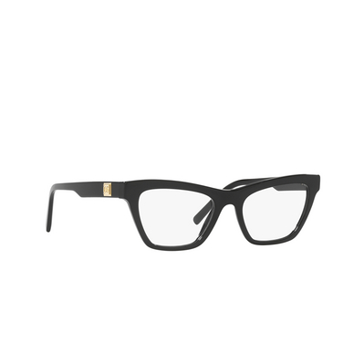 Dolce & Gabbana DG3359 Eyeglasses 501 black - three-quarters view