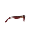 Gafas graduadas Dolce & Gabbana DG3360 3247 bordeaux/transparent bordeaux - Miniatura del producto 3/4