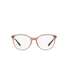 Dolce & Gabbana DG3363 Eyeglasses 3411 fleur caramel - product thumbnail 1/4