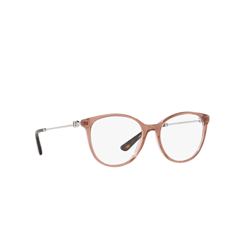 Dolce & Gabbana DG3363 Eyeglasses 3411 fleur caramel - 2/4