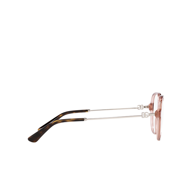 Dolce & Gabbana DG3364 Eyeglasses 3411 fleur caramel - 3/4