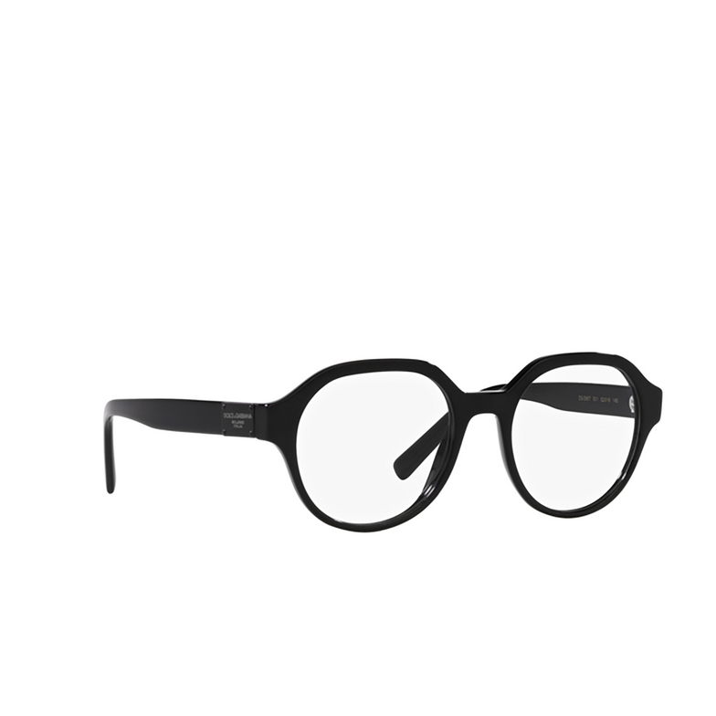 Dolce & Gabbana DG3367 Eyeglasses 501 black - 2/4