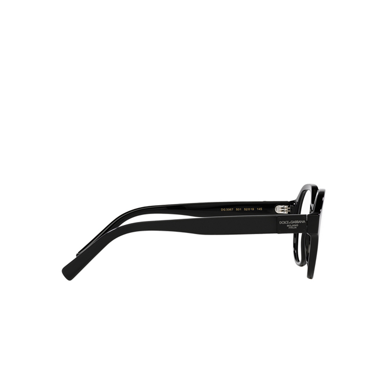Dolce & Gabbana DG3367 Eyeglasses 501 black - 3/4