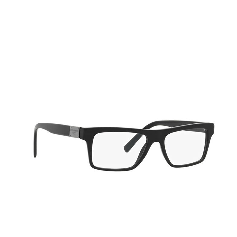 Dolce & Gabbana DG3368 Eyeglasses 2820 brushed black - 2/4
