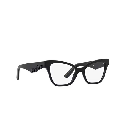 Lunettes de vue Dolce & Gabbana DG3369 2525 matte black - Vue trois quarts