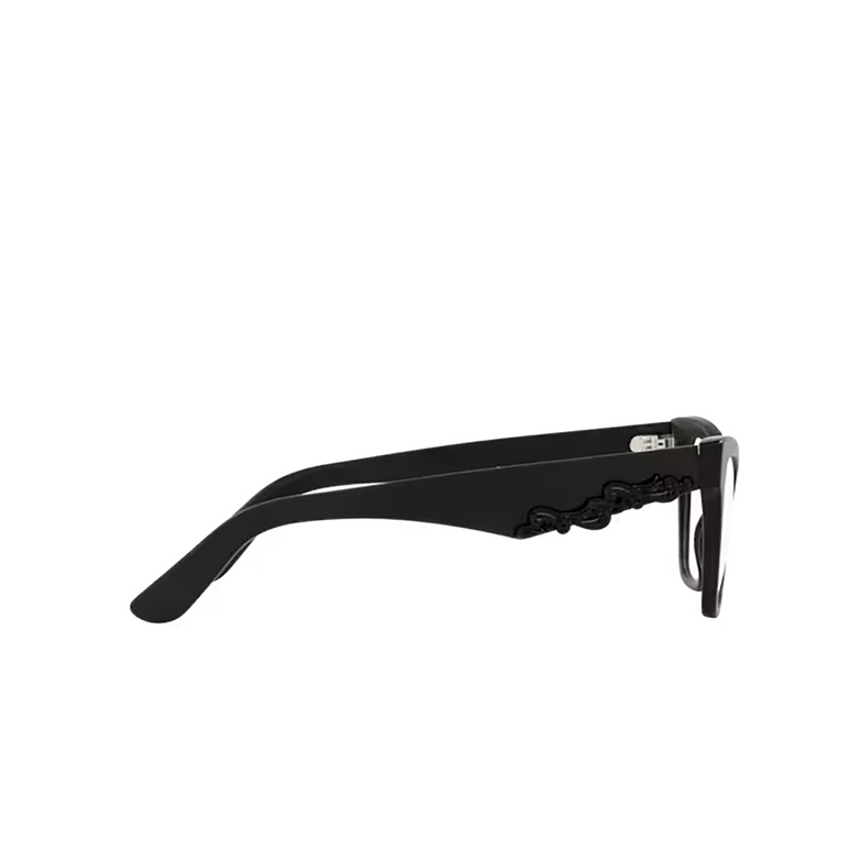Dolce & Gabbana DG3369 Eyeglasses 2525 matte black - 3/4