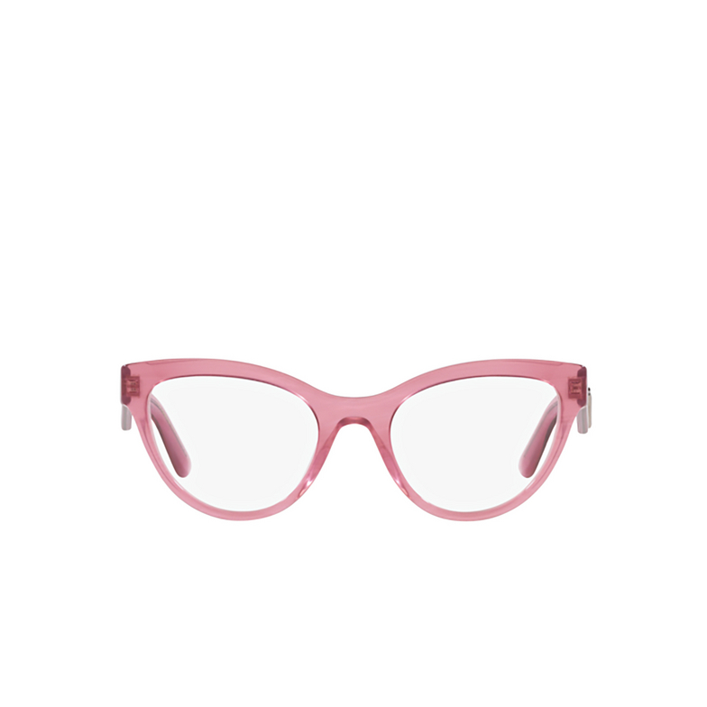Lunettes de vue Dolce & Gabbana DG3372 3405 fleur pink - 1/4