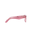Occhiali da vista Dolce & Gabbana DG3372 3405 fleur pink - anteprima prodotto 3/4