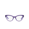 Occhiali da vista Dolce & Gabbana DG3372 3407 fleur purple - anteprima prodotto 1/4