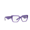 Gafas graduadas Dolce & Gabbana DG3373 3407 fleur purple - Miniatura del producto 2/4