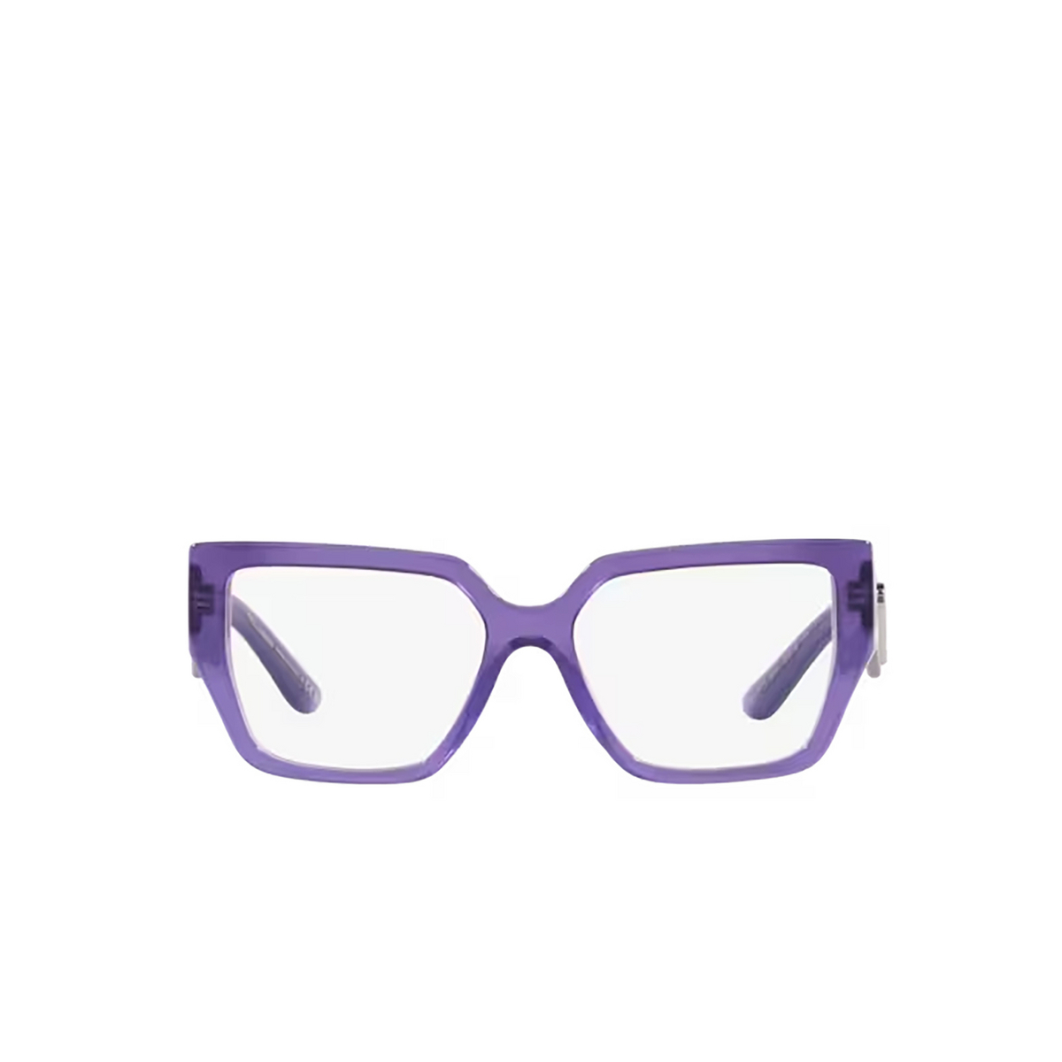 Dolce & Gabbana DG3373 Eyeglasses 3407 Fleur Purple - front view