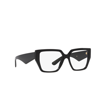 Dolce & Gabbana DG3373 Eyeglasses 501 black - three-quarters view