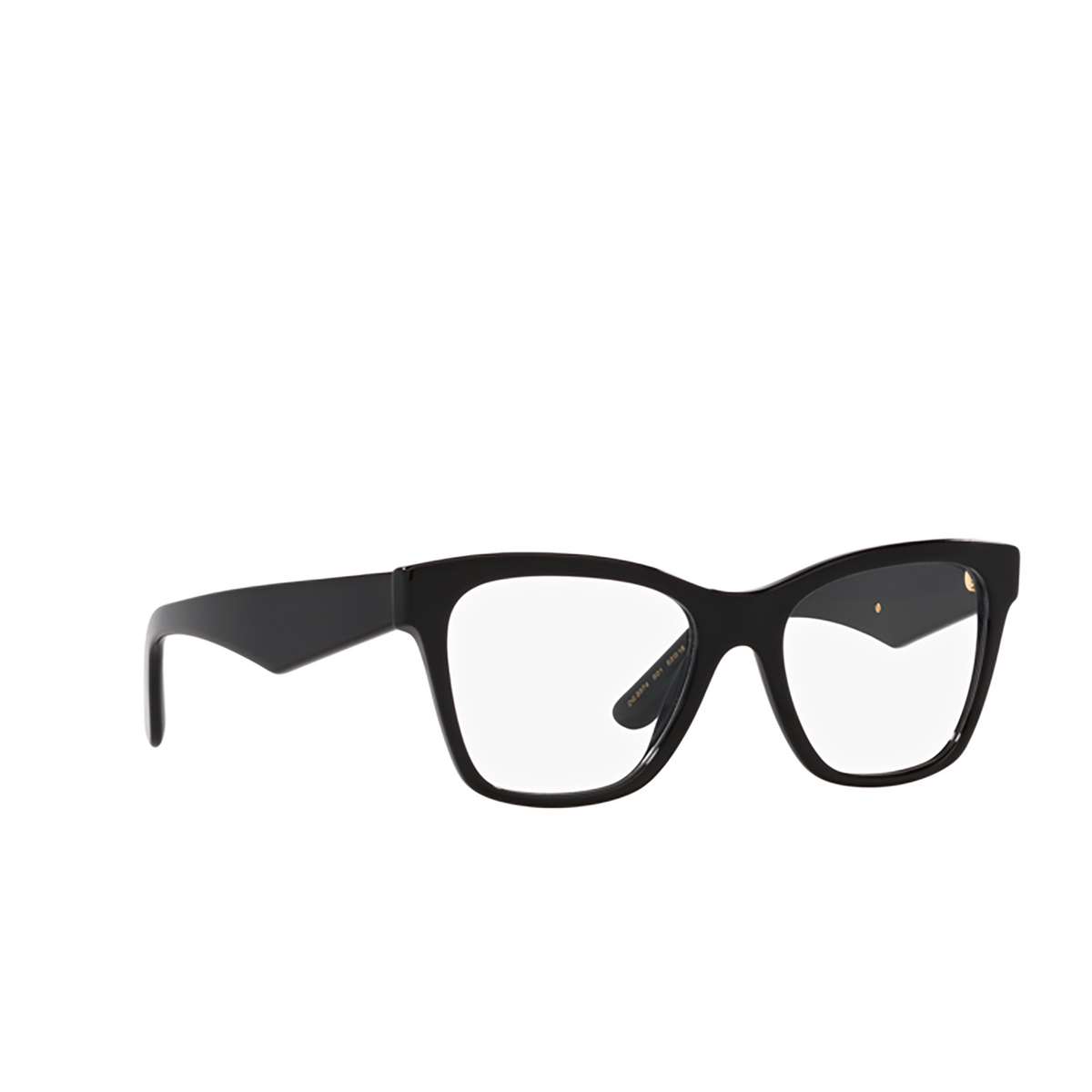 Dolce & Gabbana DG3374 Eyeglasses 501 Black - three-quarters view