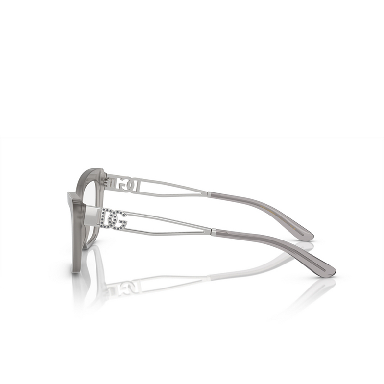 Dolce & Gabbana DG3375B Eyeglasses 3421 opal grey - 3/4