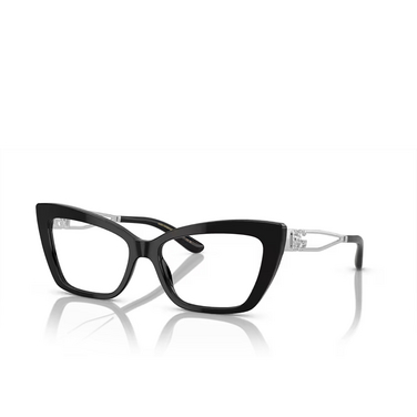 Dolce & Gabbana DG3375B Eyeglasses 501 black - three-quarters view