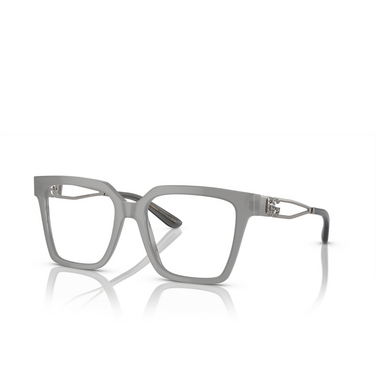 Dolce & Gabbana DG3376B Eyeglasses 3419 opal dark grey - three-quarters view