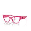 Dolce & Gabbana DG3378 Eyeglasses 3262 fuchsia - product thumbnail 2/4