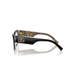 Dolce & Gabbana DG3378 Eyeglasses 3299 black on leo brown - product thumbnail 3/4