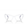 Dolce & Gabbana DG3378 Eyeglasses 3371 white on blue maiolica - product thumbnail 1/4