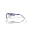 Occhiali da vista Dolce & Gabbana DG3378 3371 white on blue maiolica - anteprima prodotto 3/4