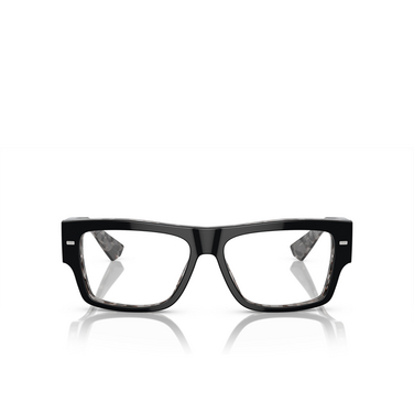 Dolce & Gabbana DG3379 Eyeglasses 3403 black on grey havana - front view