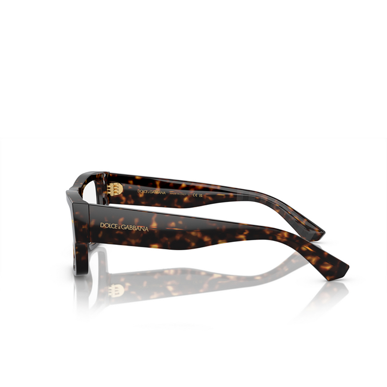 Dolce & Gabbana DG3379 Eyeglasses 502 havana - 3/4