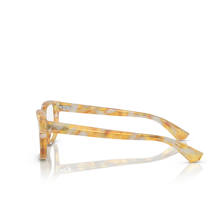 Dolce & Gabbana DG3380 Eyeglasses 3422 yellow tortoise - 3/4