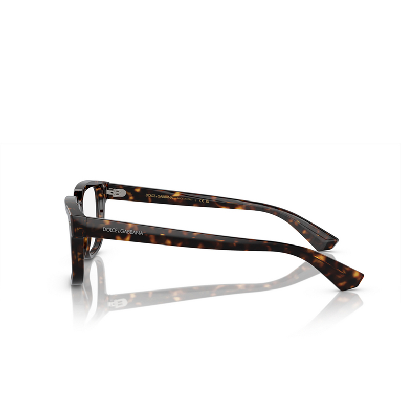 Dolce & Gabbana DG3380 Eyeglasses 502 havana - 3/4
