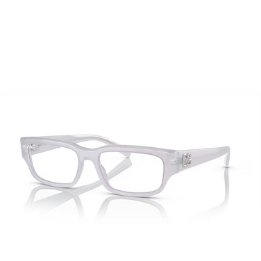 Dolce & Gabbana DG3381 Eyeglasses 3420 opal crystal - three-quarters view