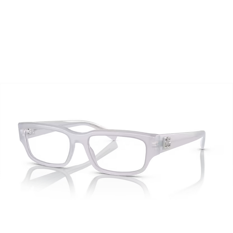 Dolce & Gabbana DG3381 Eyeglasses 3420 opal crystal - 2/4