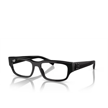 Dolce & Gabbana DG3381 Eyeglasses 501 black - three-quarters view