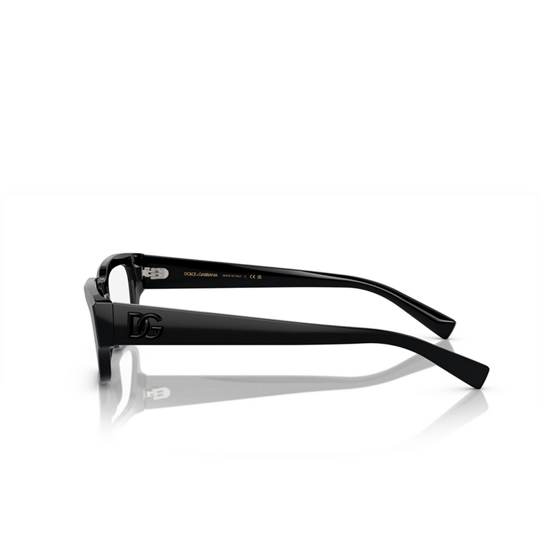 Dolce & Gabbana DG3381 Korrektionsbrillen 501 black - 3/4